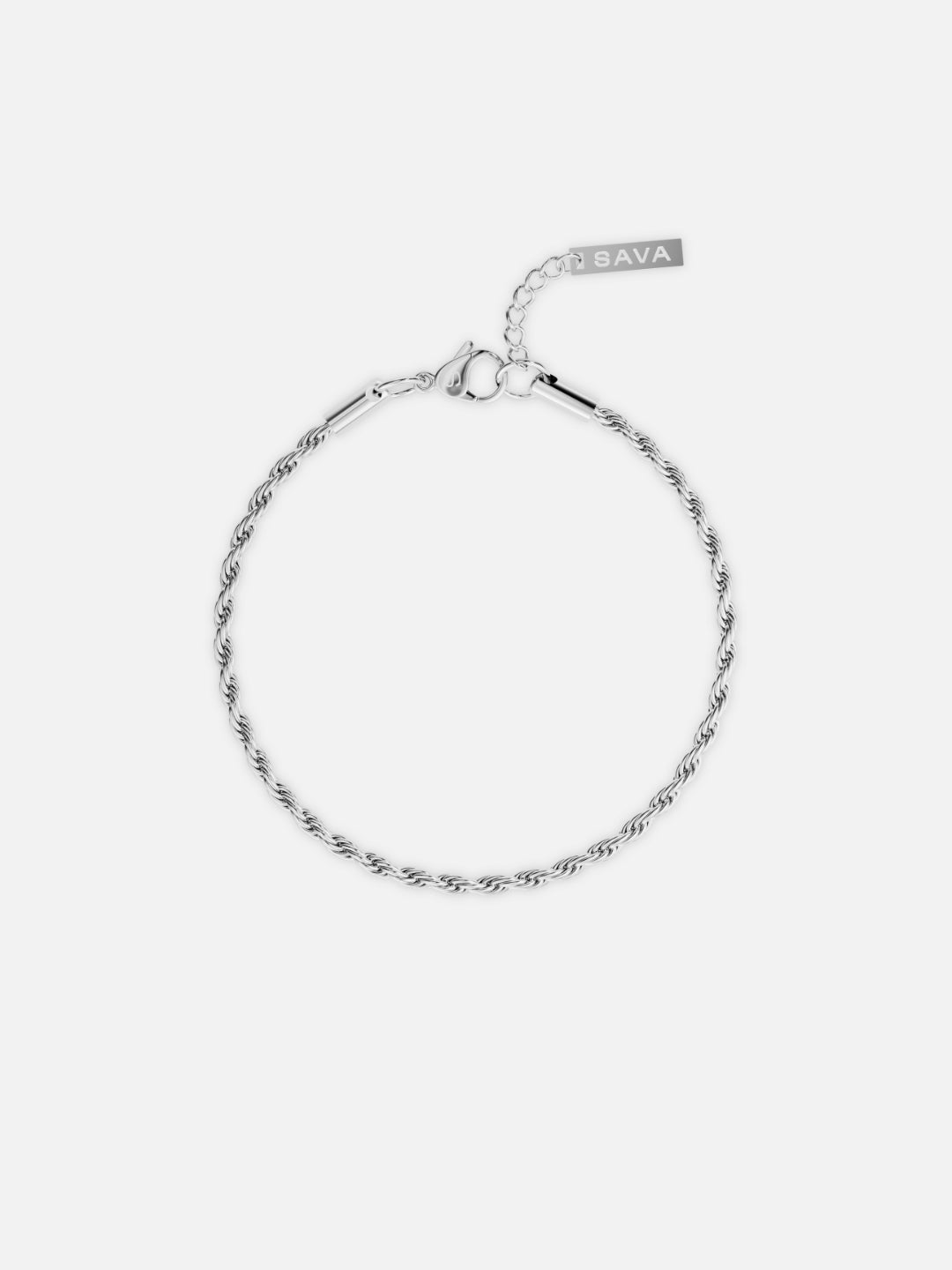 SEILARMBAND 3MM | Silber